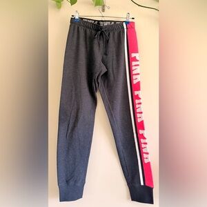 PINK‎ Victoria's Secret Charcoal Joggers size small